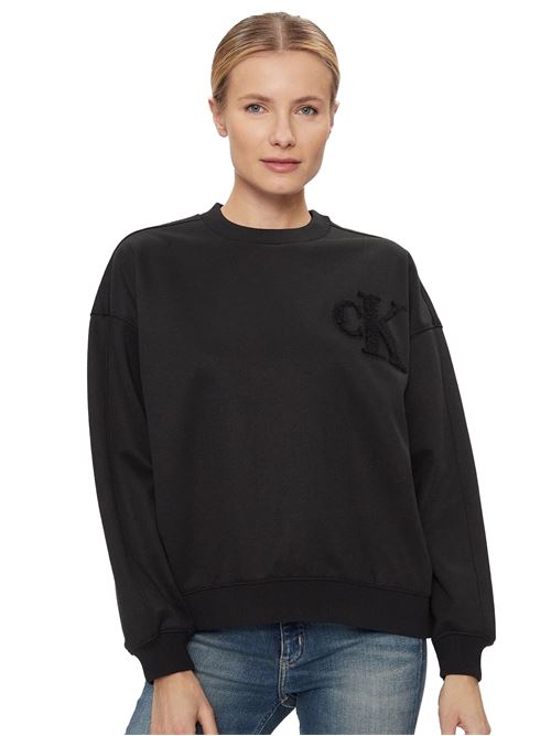 CALVIN KLEIN Sweatshirt in synthetic fabric CALVIN KLEIN | J20J221729BEH